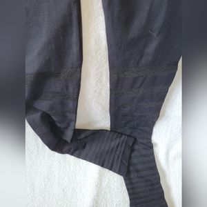 Rhonda shear mixed media footless tights